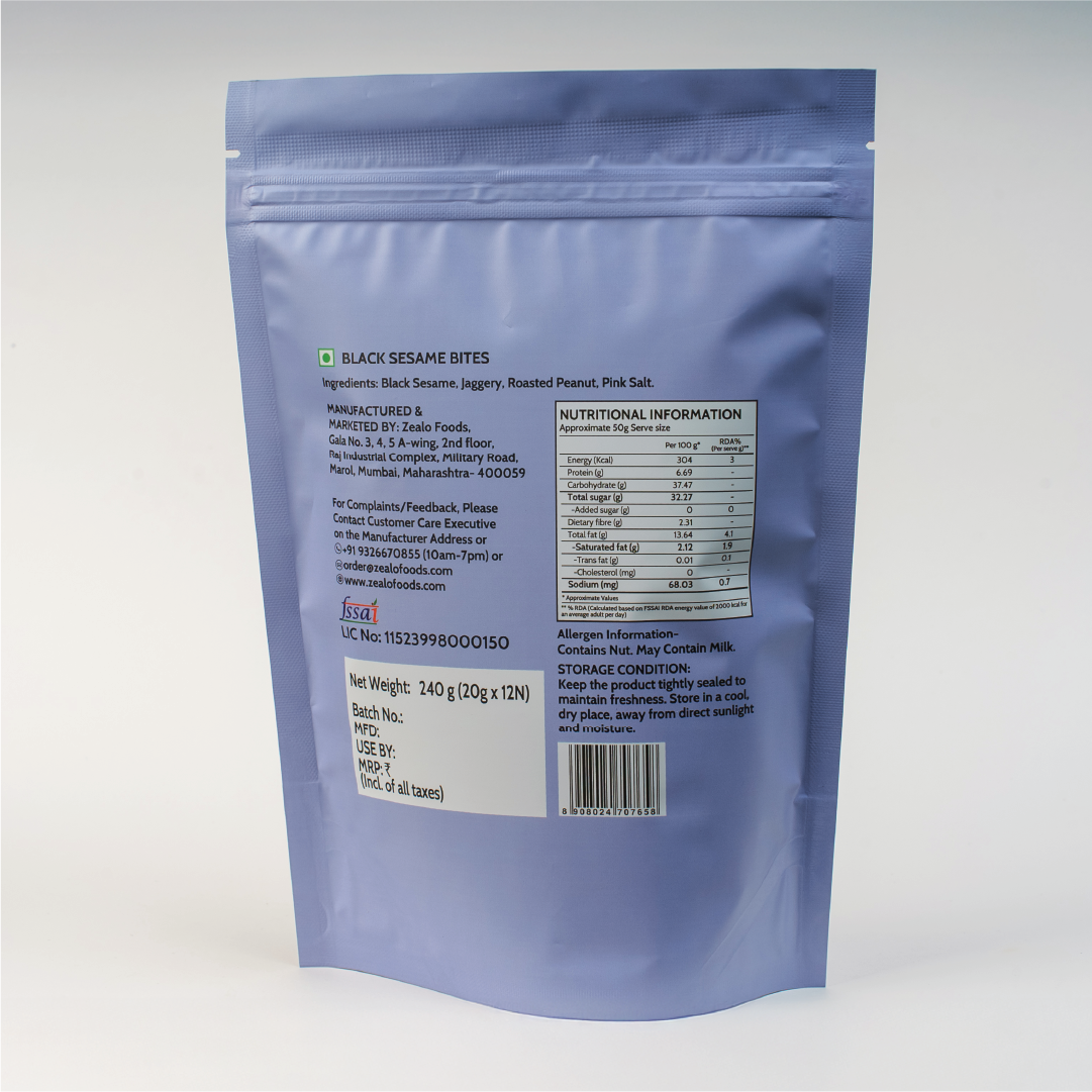 Black Sesame Bites