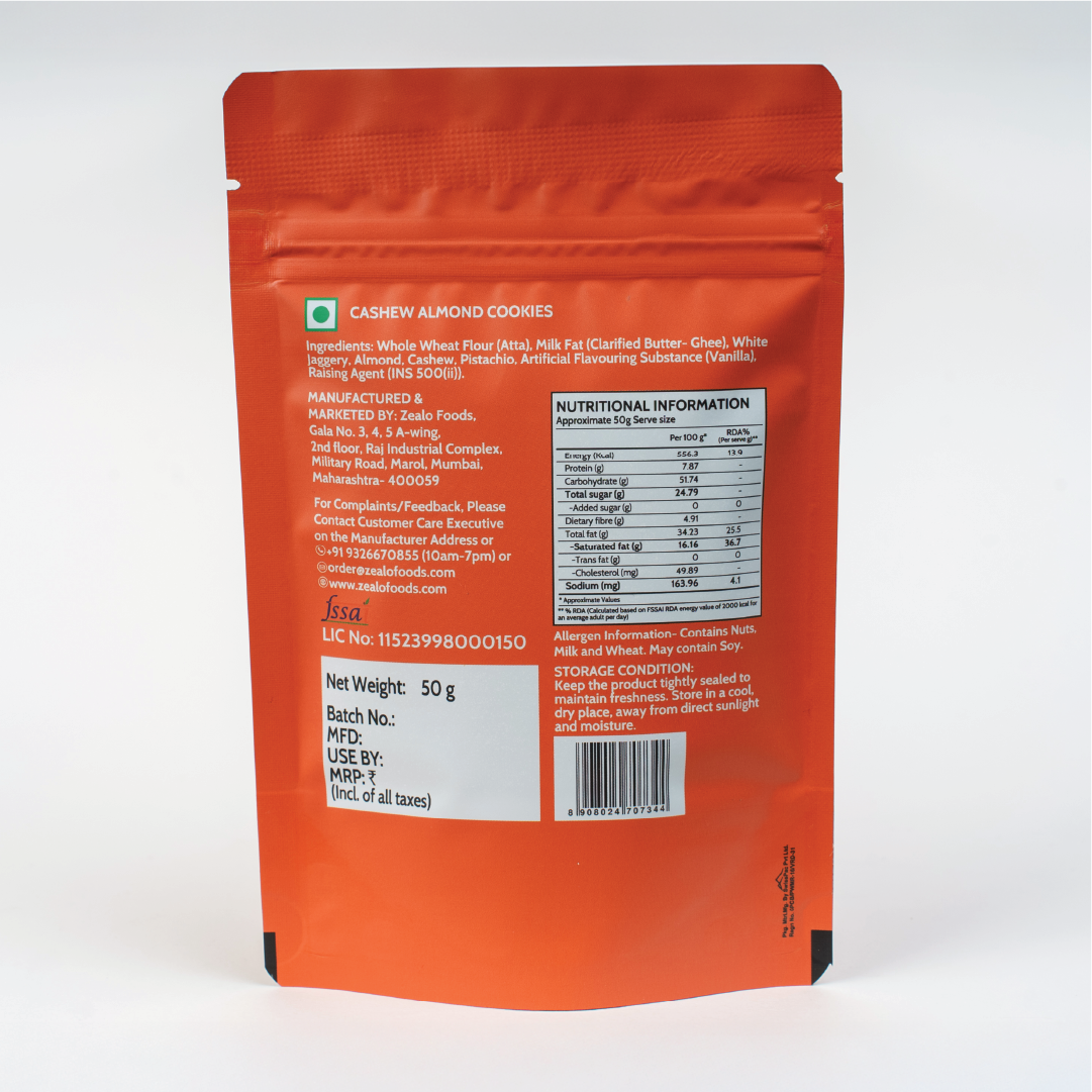 Cashew Almond Cookies