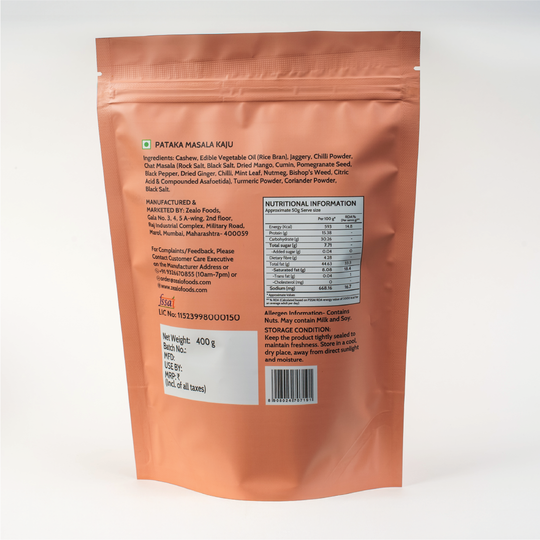 Pataka Masala Kaju