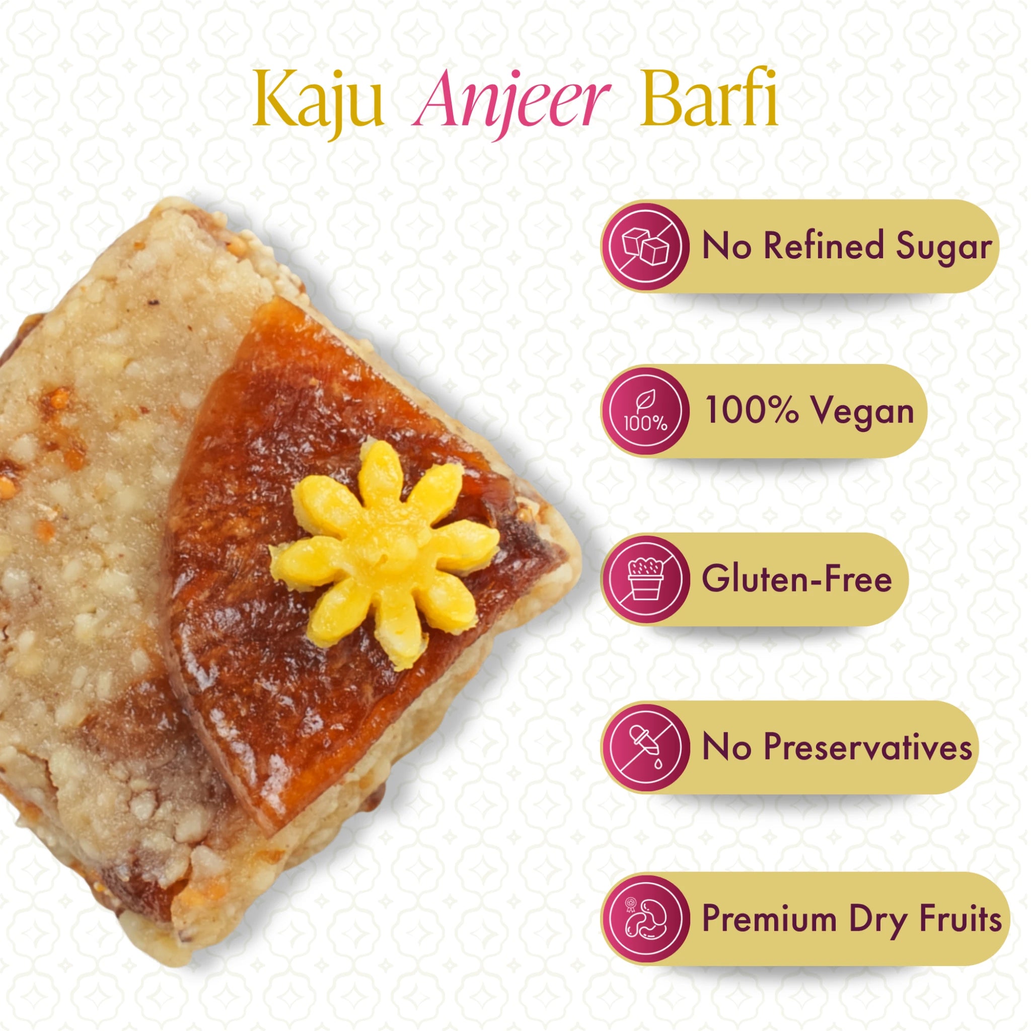 Kaju Anjeer Barfi