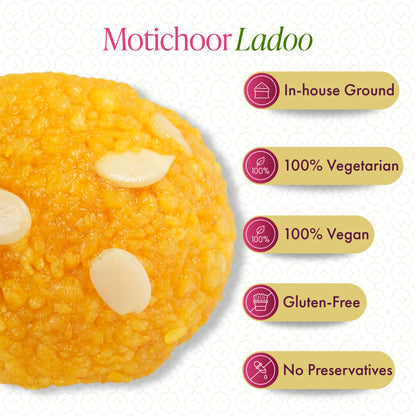 Traditional Delicacy - Motichoor Ladoo (Only Mumbai Delivery)