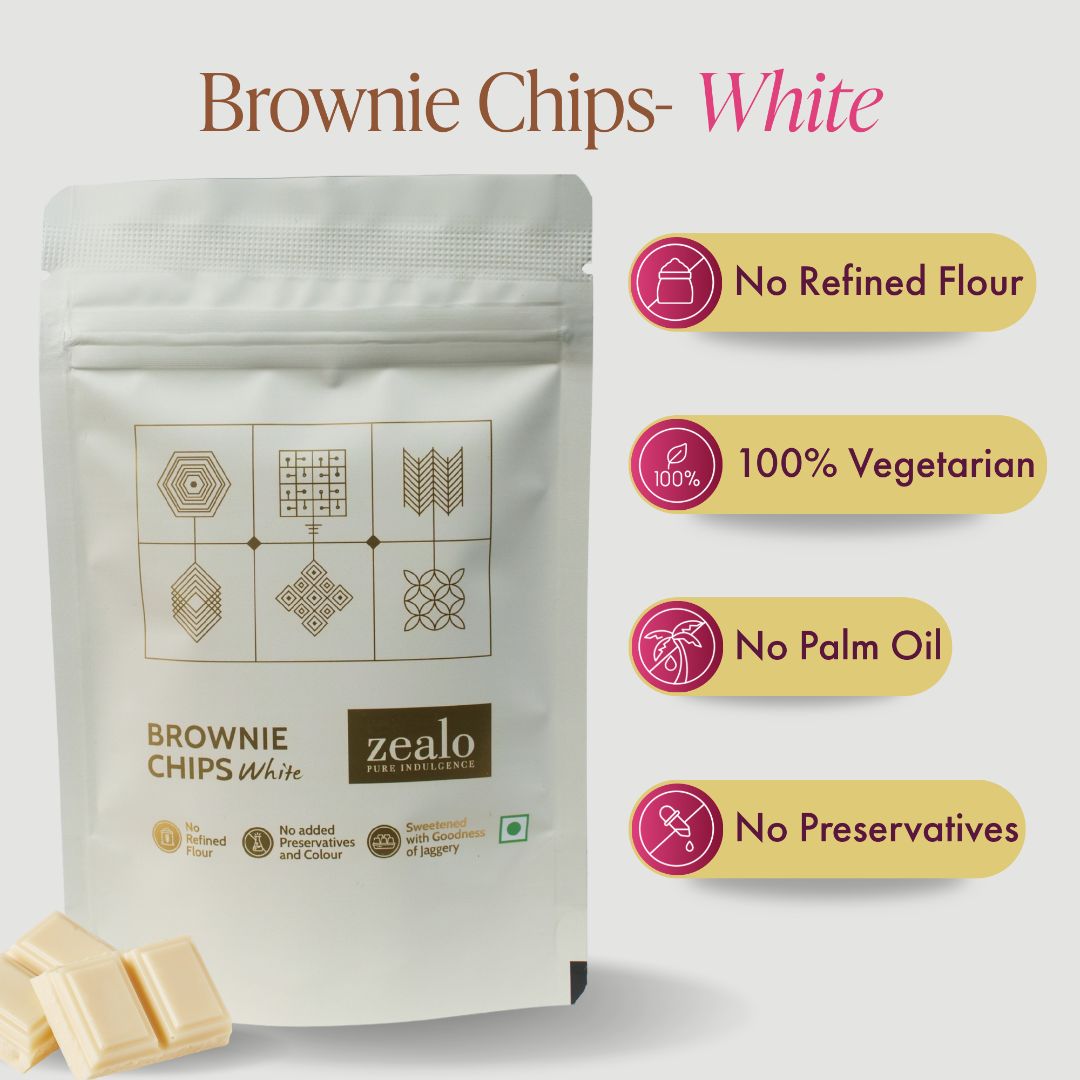 Brownie Chips - White