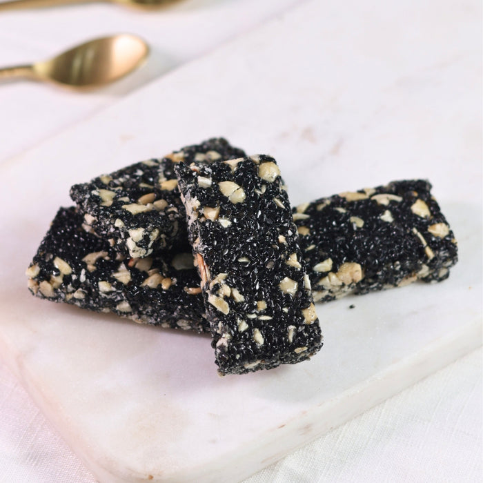 Black Sesame Seed Bites